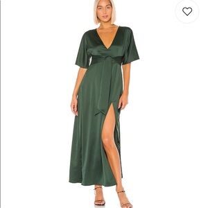 House of Harlow x Revolve Green Maxi Dress Size Medium